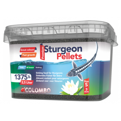 STURGEON FOOD 2,5L - Grão Pequeno STURGEON FOOD 2,5L - Grão Pequeno